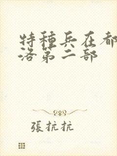 特种兵在都市杨洛第二部封面