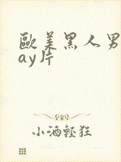 欧美黑人男男gay片