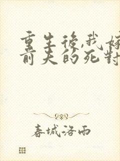 重生后,我嫁给前夫的死对头 短剧封面