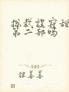 总裁误宠甜妻有第二部吗