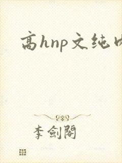高hnp文纯肉