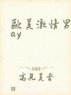 欧美激情男同gay封面