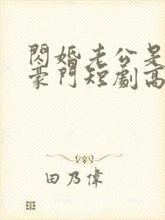 闪婚老公是超级豪门短剧高清免费