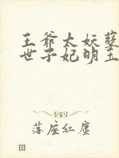 王爷太妖孽绝宠世子妃明玉珑
