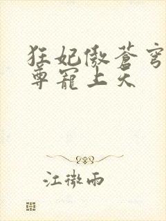 狂妃傲苍穹,帝尊宠上天