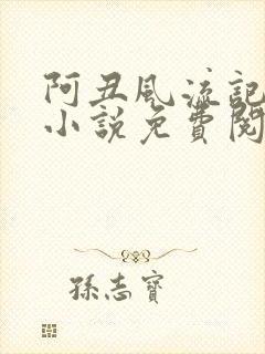 阿丑风流记原著小说免费阅读