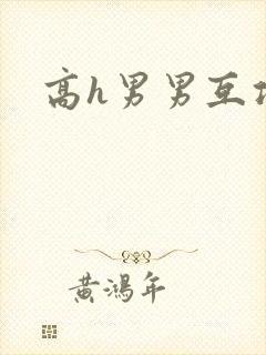 高h男男互攻封面