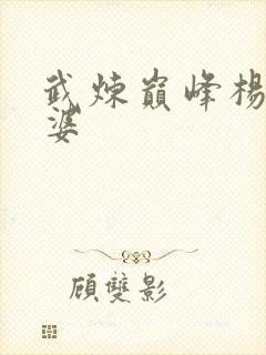 武炼巅峰杨开老婆封面