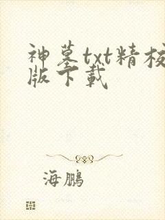 神墓txt精校版下载
