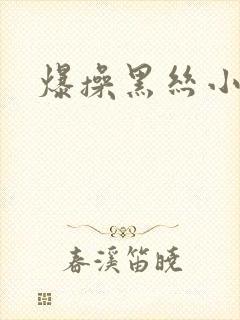 爆操黑丝小母狗