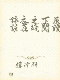 锦衣之下原著小说在线阅读