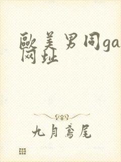 欧美男同gay网址