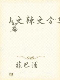 h文辣文合集短篇