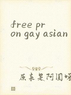 free pron gay asian封面