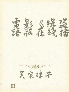 电影《缉盗》粤语版在线播放