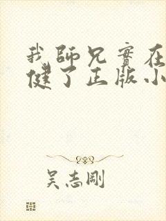 我师兄实在太稳健了正版小说阅读
