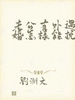 老公有外遇要离婚怎样能挽回