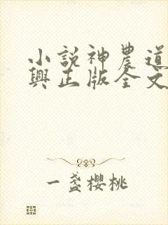 小说神农道君赵兴正版全文下载