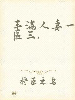 丰满人妻一区二区三,封面