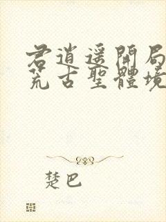 君逍遥开局签到荒古圣体境界