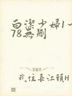 白洁少妇1～178无删