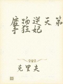 废物逆天第一杀手狂妃封面