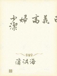 少妇 高义 白洁