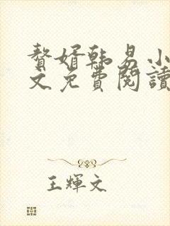 赘婿韩易小说全文免费阅读无弹窗