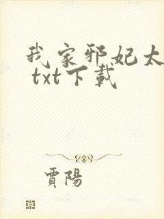 我家邪妃太嚣张 txt下载