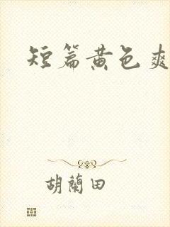 短篇黄色爽文