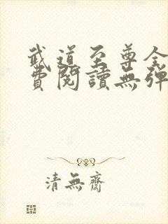 武道至尊全文免费阅读无弹窗