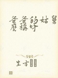 爸爸的姑舅我怎么称呼