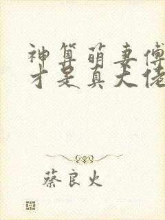神算萌妻傅太太才是真大佬