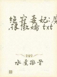 绝宠毒妃:魔帝,很傲娇 txt