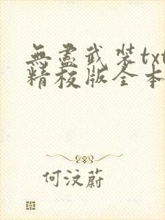 无尽武装txt精校版全本