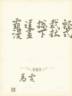 霸道总裁轻轻爱漫画下拉式免费