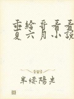 乖给哥看看by夏六月小说免费阅读封面