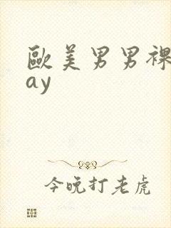 欧美男男裸体gay