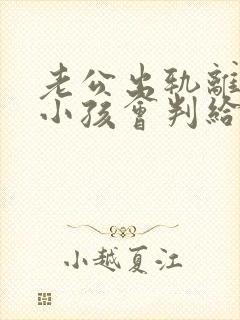 老公出轨离婚了小孩会判给谁