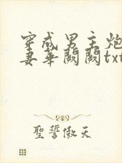 穿成男主炮灰前妻华阙阙txt封面