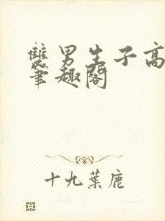 双男生子高干文笔趣阁封面