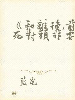 《和离后,前夫死对头非要娶我》封面
