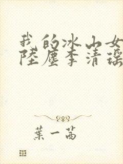 我的冰山女总裁陆尘李清瑶大结局封面