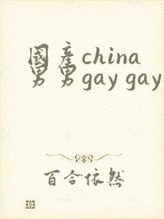 国产china男男gay gay网站