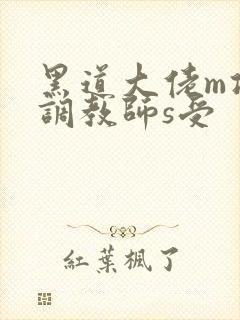 黑道大佬m攻×调教师s受