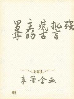 男主疯批强取豪夺的古言