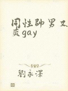 同性帅男又粗又爽gay