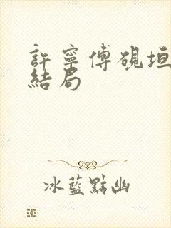 许宁傅砚垣全大结局