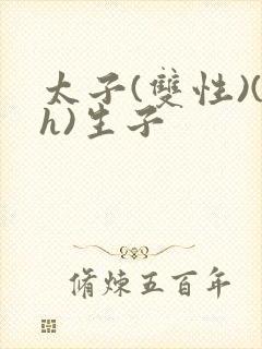 太子(双性)(h)生子