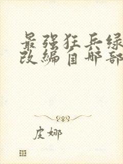 最强狂兵绿帽版改编自哪部小说